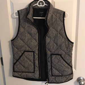 Jcrew Herringbone Vest